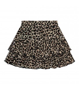 Carsjeans YADAR Skirt Leopard Brown