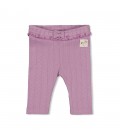 Feetje Legging pointelle rib - Flower Ranch