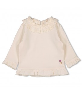 Feetje Longsleeve met kraag - Flower Ranch