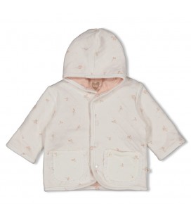 Feetje Omkeerbaar jasje met capuchon AOP - Delicate Flower