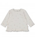 Feetje Longsleeve ruches crinkle AOP - Delicate Flower