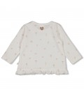 Feetje Longsleeve ruches crinkle AOP - Delicate Flower