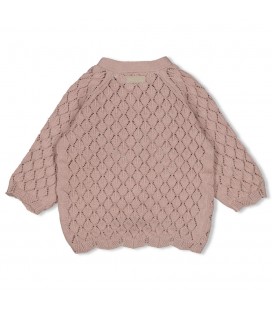 Feetje Vestje gebreid - Delicate Flower