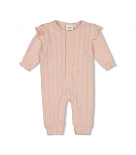 Feetje Pak pointelle rib AOP - Delicate Flower