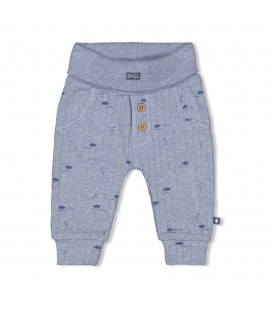 Feetje Broek rib AOP - Blue Ocean