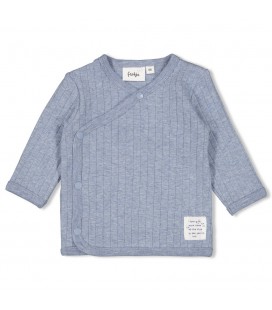Feetje Overslagshirt rib - Blue Ocean