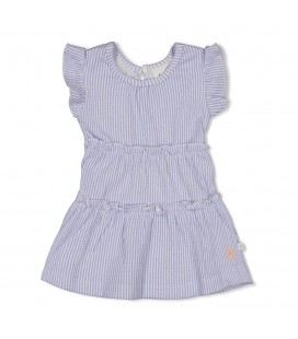 Feetje Jurk crinkle streep k/m - Sea La Vie
