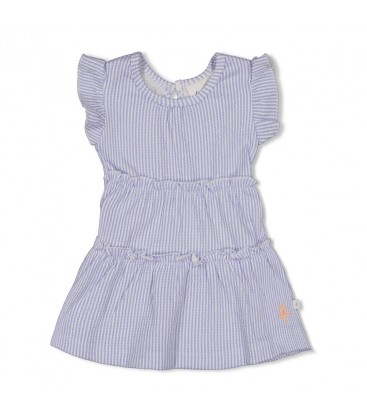 Feetje Jurk crinkle streep k/m - Sea La Vie
