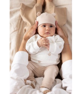 Feetje Mutsje rib - Honey Bear