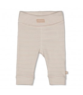 Feetje Broek rib met streep - Honey Bear