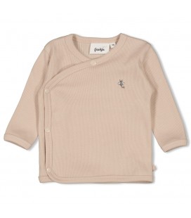 Feetje Overslagshirt rib - Honey Bear
