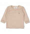 Feetje Overslagshirt rib - Honey Bear