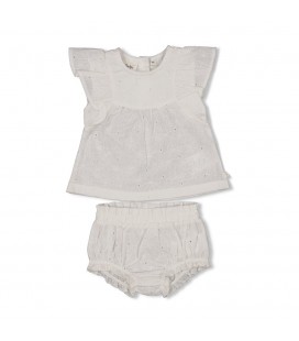 Feetje Top + bloomer broderie - Summer Woven
