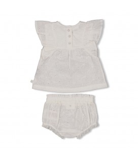 Feetje Top + bloomer broderie - Summer Woven