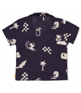 Feetje Blouse mousseline AOP - Lagoon Legends