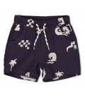 Feetje Short mousseline AOP - Lagoon Legends