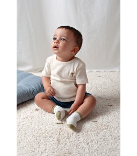 Feetje Short jogg denim - Safari Savage