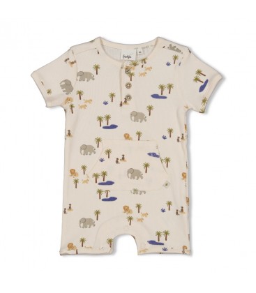 Feetje Kort pakje rib AOP - Safari Savage