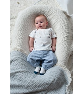 Feetje Broek streep chambray - Seaside Happiness