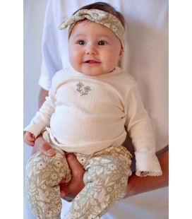 Feetje Broek crinkle AOP - Let Your Dreams Blossom