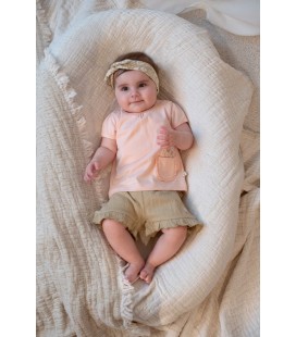 Feetje Short crinkle ruches AOP - Let Your Dreams Blossom