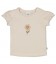 Feetje T-shirt met crochet bloem - Let Your Dreams Blossom
