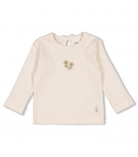 Feetje Longsleeve pointelle rib - Let Your Dreams Blossom
