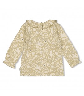 Feetje Longsleeve crinkle ruches AOP - Let Your Dreams Blossom