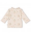 Feetje Longsleeve pointelle rib AOP - Let Your Dreams Blossom