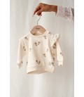 Feetje Sweater AO embroidery relaxed fit - Let Your Dreams Blossom
