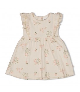 Feetje Jurk pointelle rib AOP k/m - Let Your Dreams Blossom
