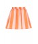 Ninu Satin Blok Striped Skirt