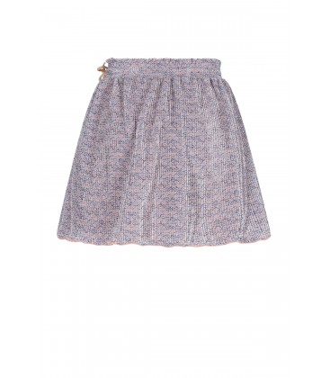 Norah Printed Plisse Skirt