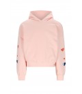 Kumy Hooded Sweater with Heart embro