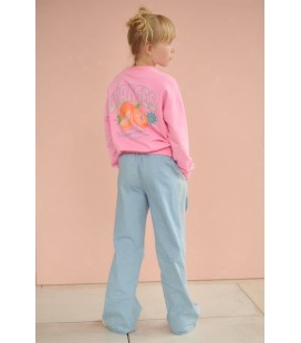 Konono Sweater with Oranged print at back