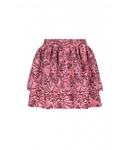 Ruth printed 2-layer skirt