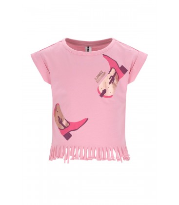 B.Nosy girls T-shirt fringe Tikki