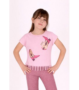 B.Nosy girls T-shirt fringe Tikki