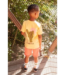 Sturdy T-shirt met backprint - Desert Fiesta