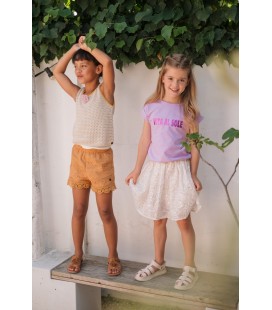 Djezz Flo girls sweat tee with elatic in hem