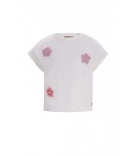 Djezz Flo girls sweat tee with elatic in hem