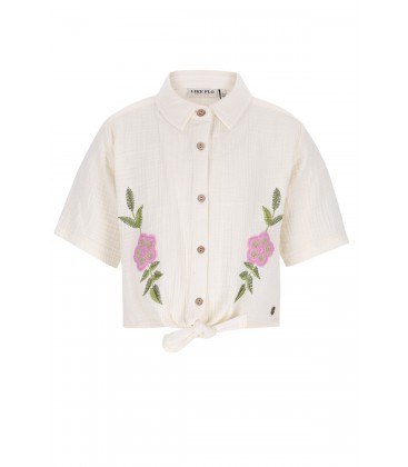 Cecile Flo girls knotted oversized blouse