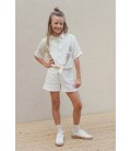 Cecile Flo girls knotted oversized blouse