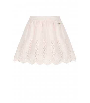 Nova Skirt with Embroidered Border