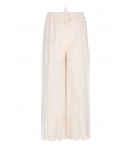Sunet Pants with embroidered borders at hem