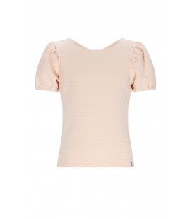 Kiamo Dotted Jersey top with open back