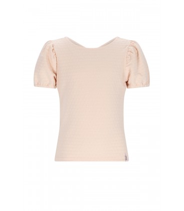 Kiamo Dotted Jersey top with open back