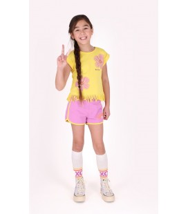 B.Nosy girls T-shirt fringe Tikki