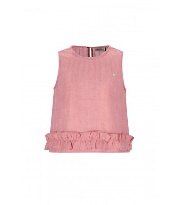 Chloe Flo girls top with ruffle at hem