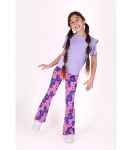 B.Nosy girls flared pants Pepper